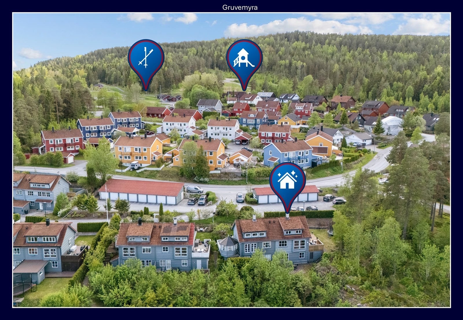 Sukkertoppen lekeplass og Eineåsen skianlegg ligger en kort gåtur fra boligen Galleribilde