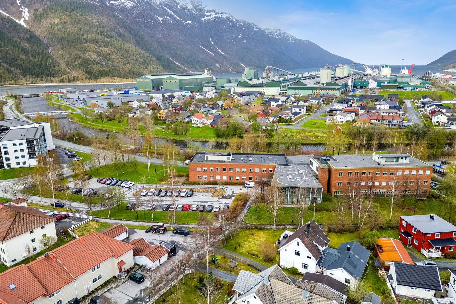 Dronebilde. Galleribilde