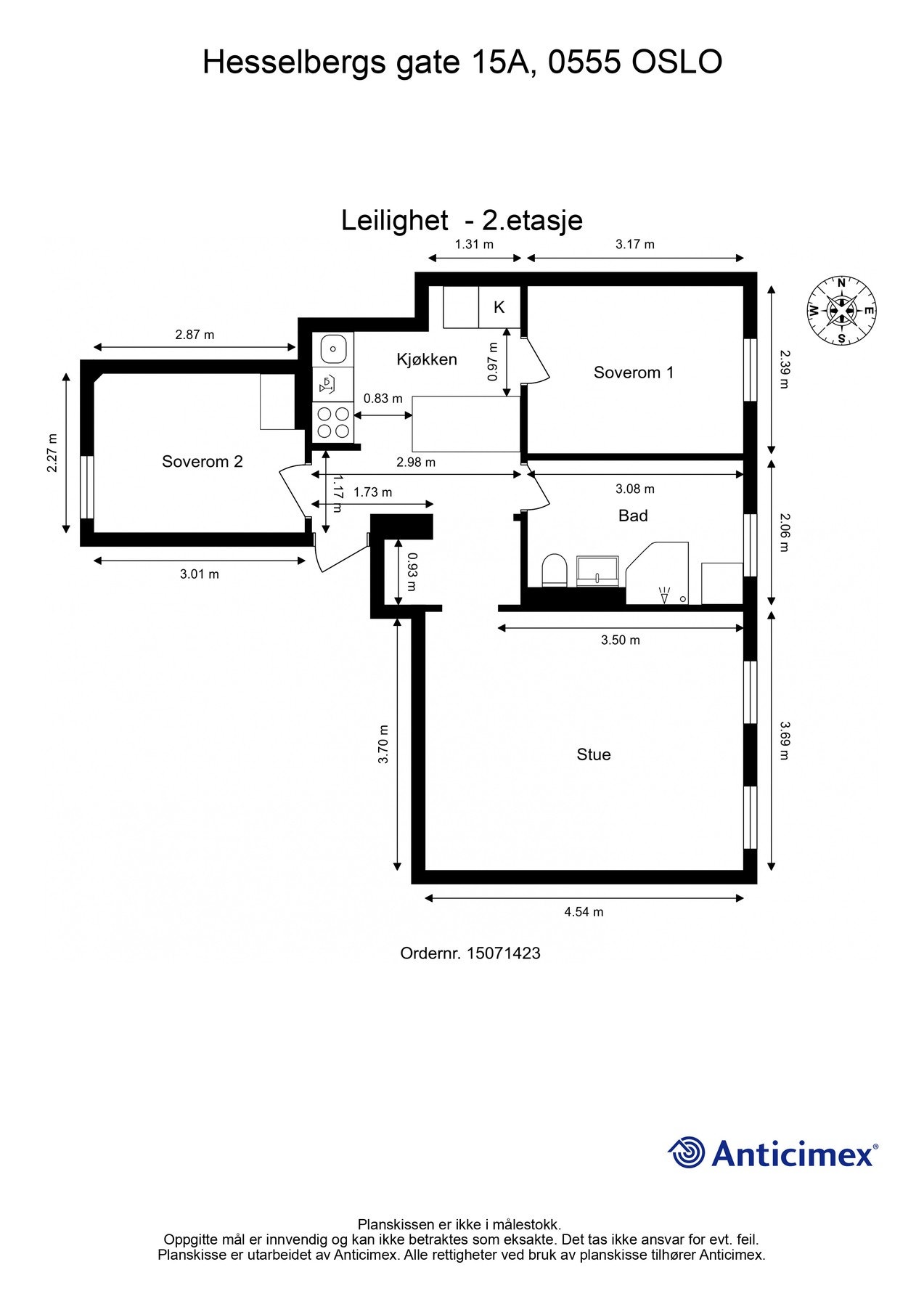 Plantegning. Galleribilde