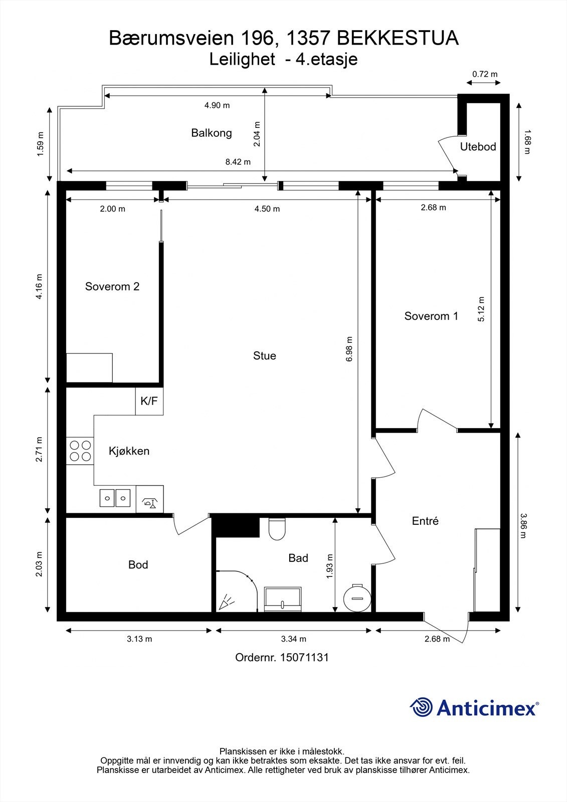 Plantegning Galleribilde
