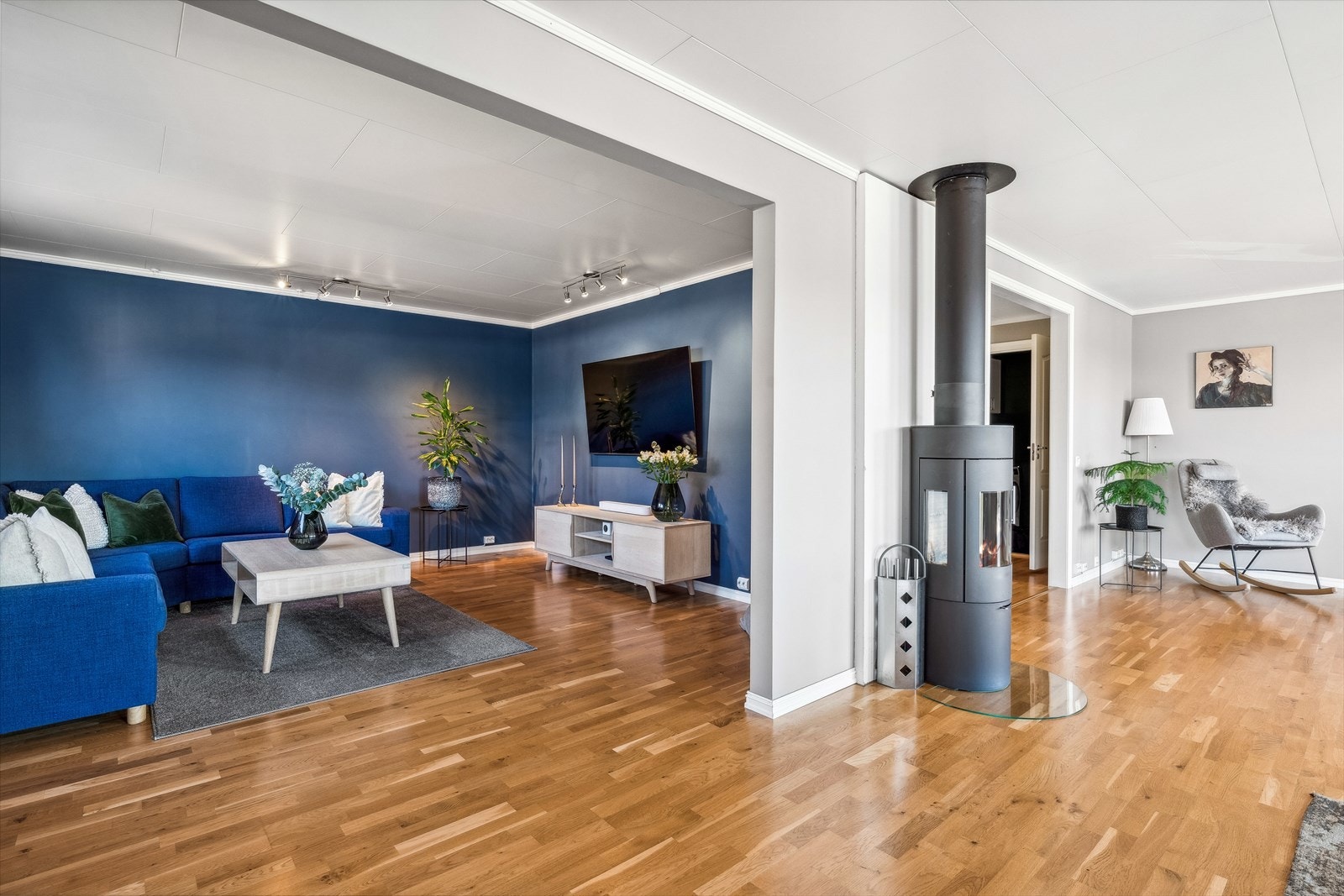 TV-stuen finner sin naturlige plass innerst Galleribilde