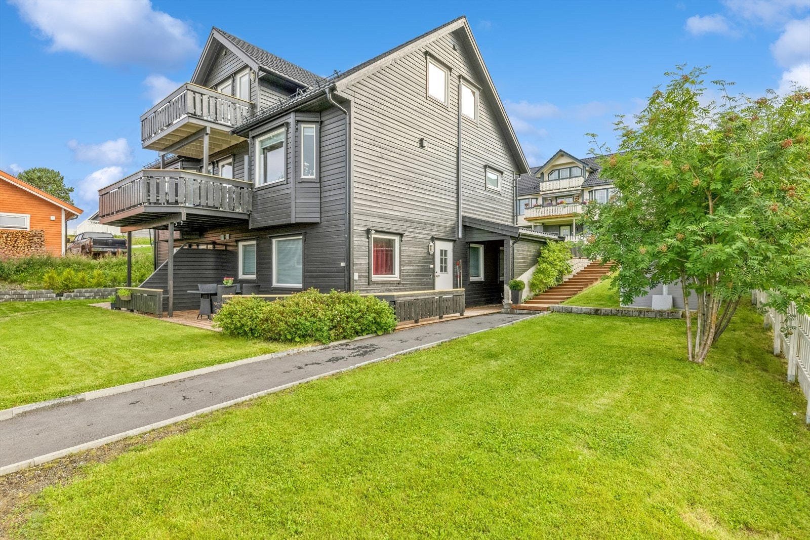 Pent og forseggjort uteområde Galleribilde