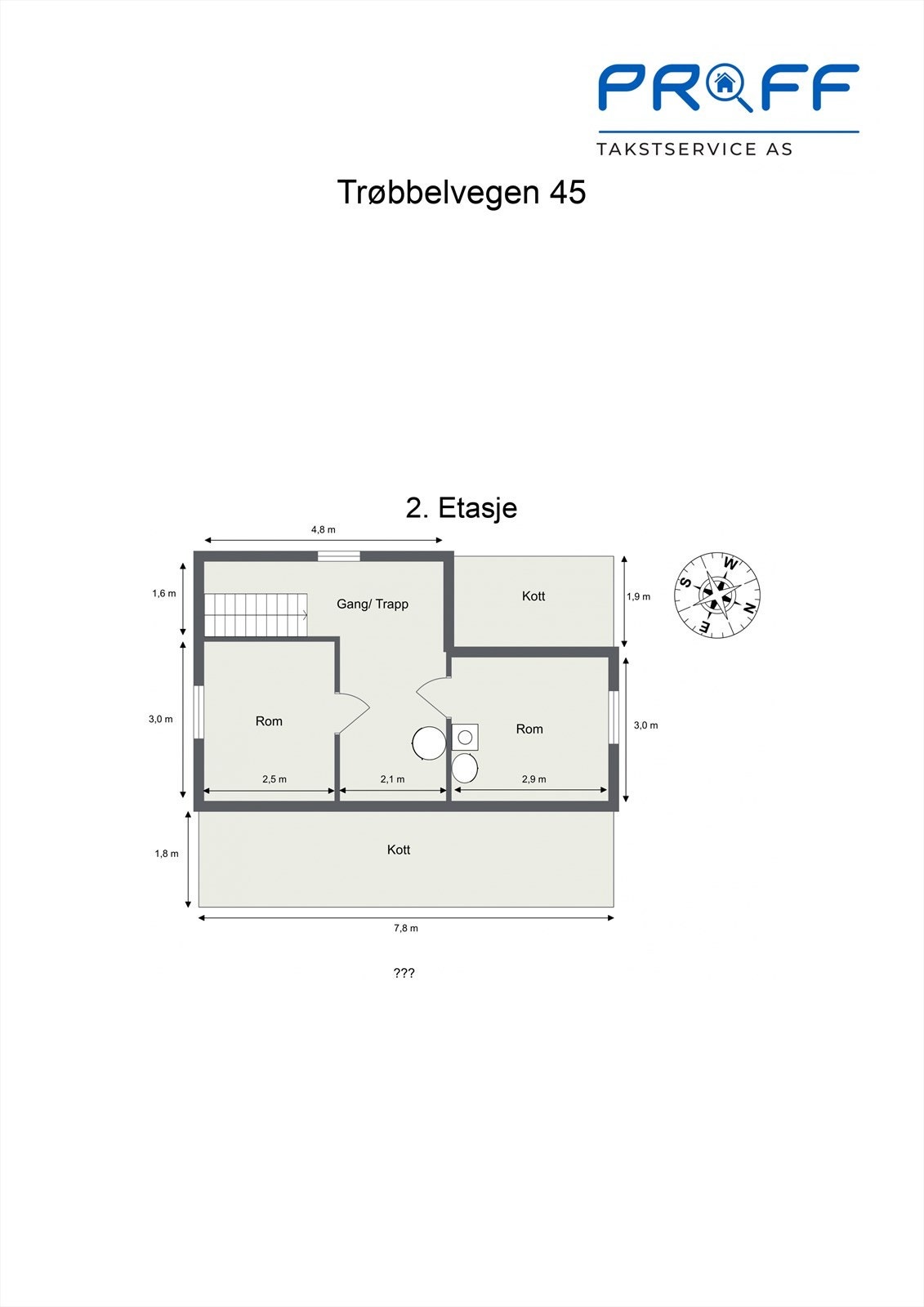 Plantegning 2. etasje Galleribilde