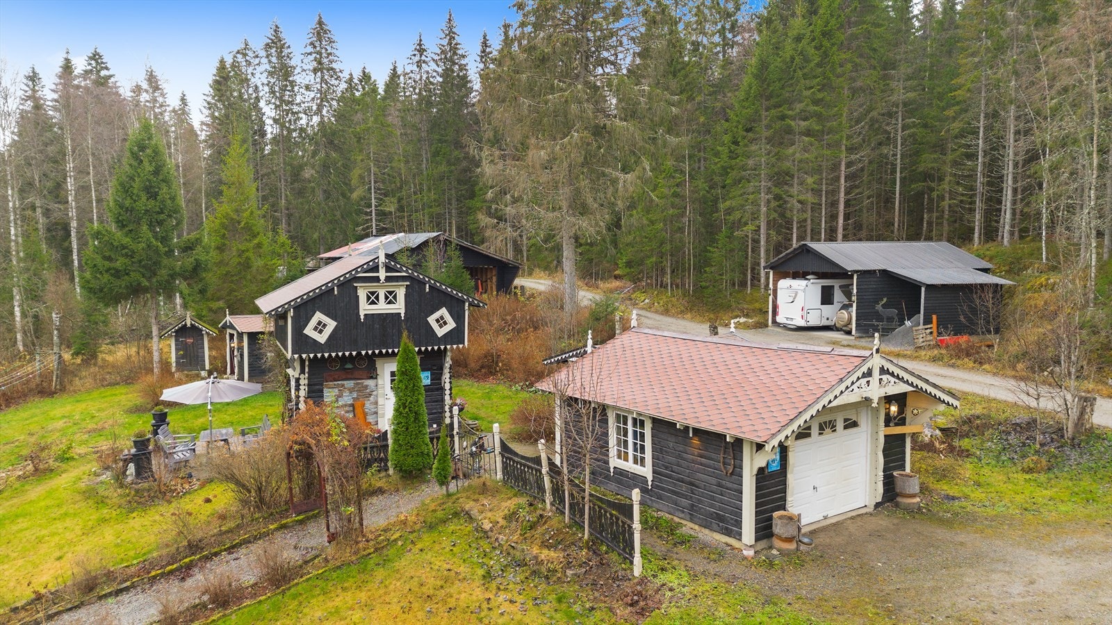 Området byr på flotte rekreasjonsområder, langstrakte skogsområder som danner et godt grunnlag for friluftsliv hele året. Galleribilde