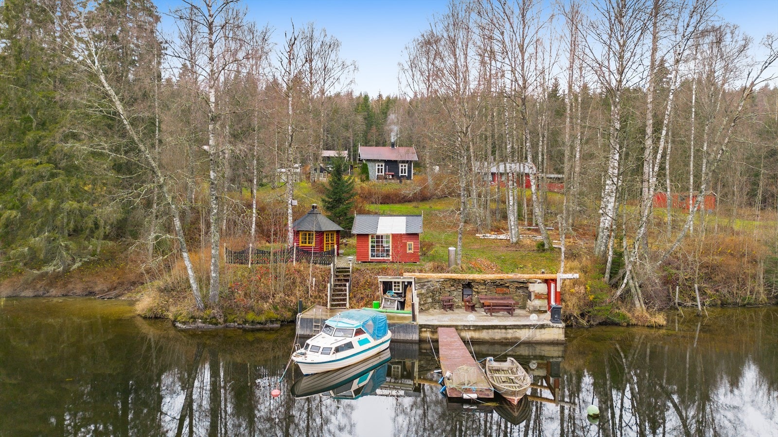 Perfekt badeplass på sommeren. Galleribilde