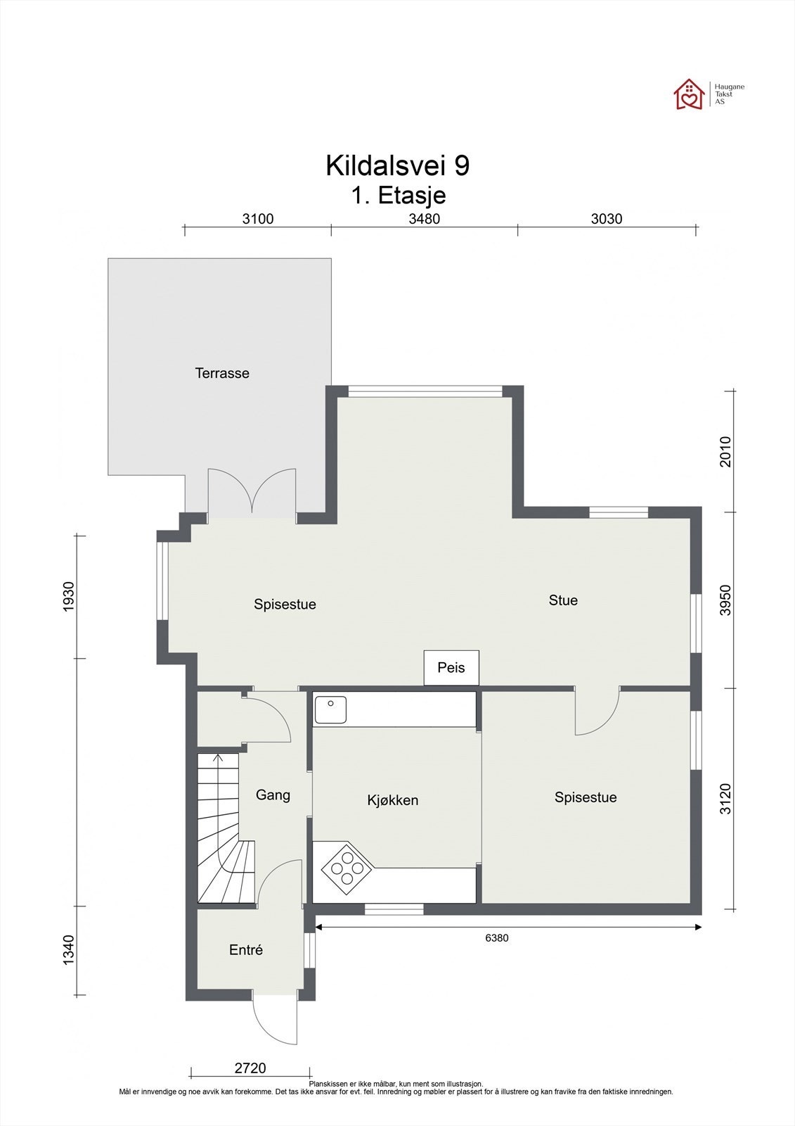 Plantegning - 1. etasje Galleribilde