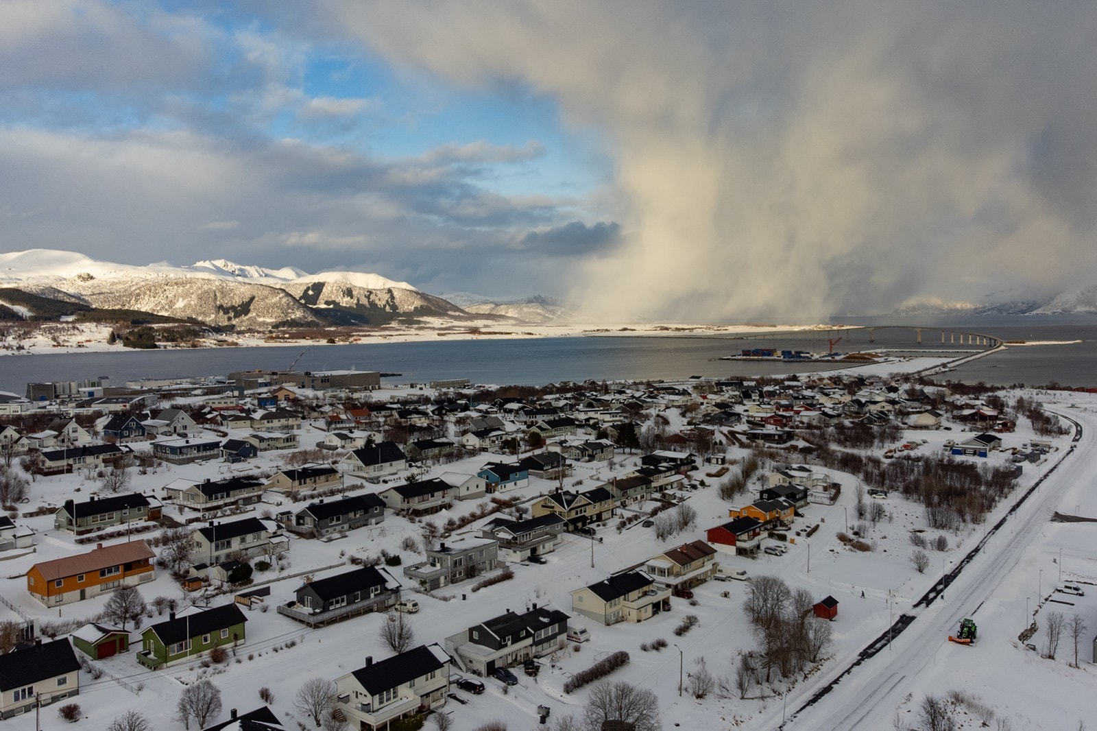 Dronebilde Galleribilde