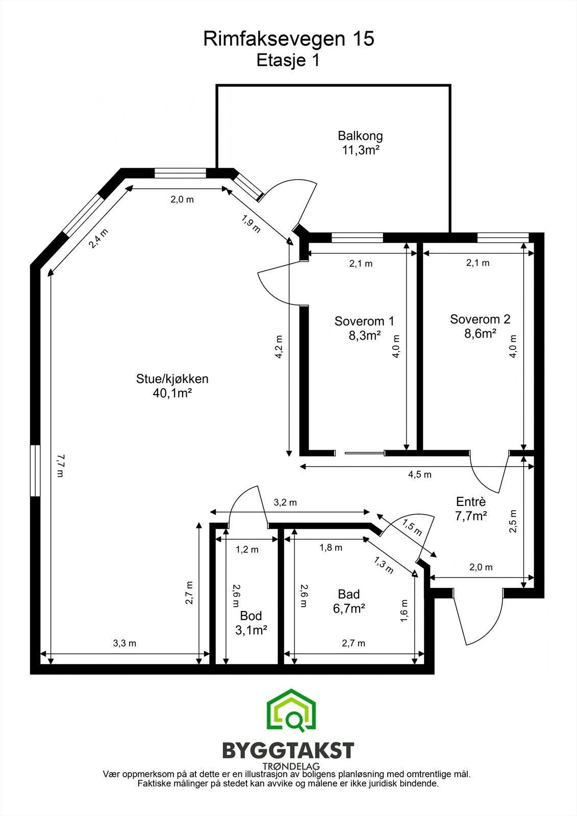 Rimfaksevegen 15 - Etasje 1 Galleribilde