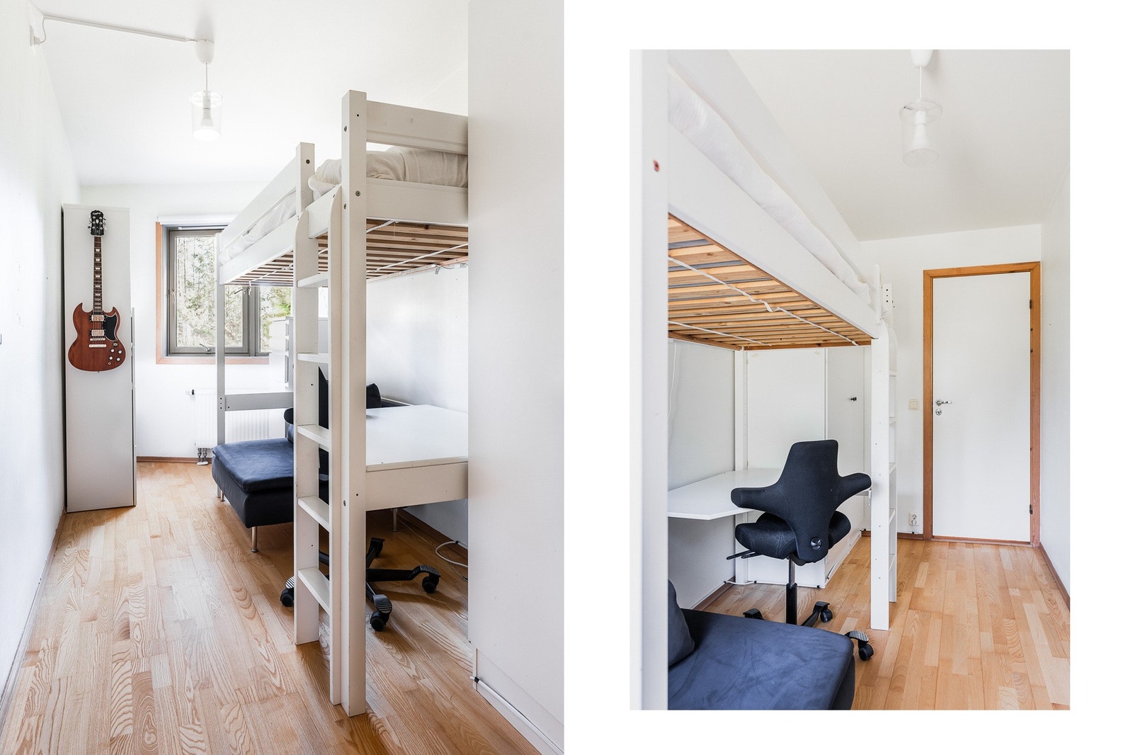 Alle soverommene er utstyrt med garderobeskap. Galleribilde