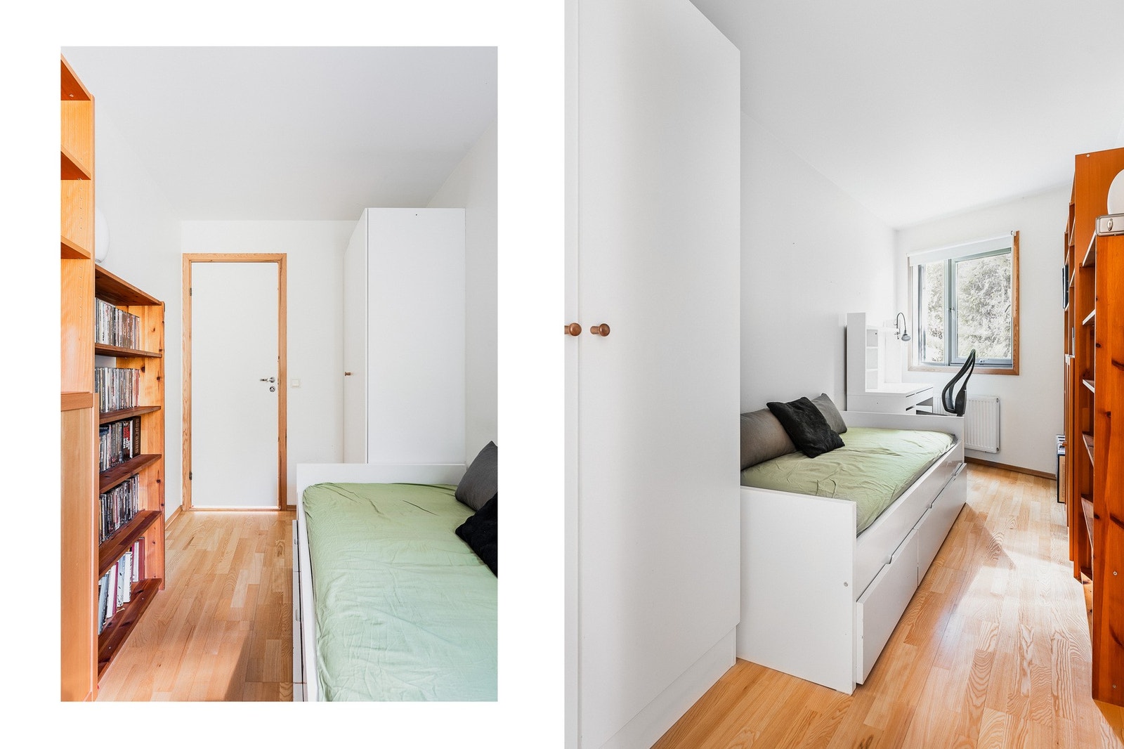 De to øvrige soverommene passer perfekt som barnerom, gjesterom eller kontor. Galleribilde