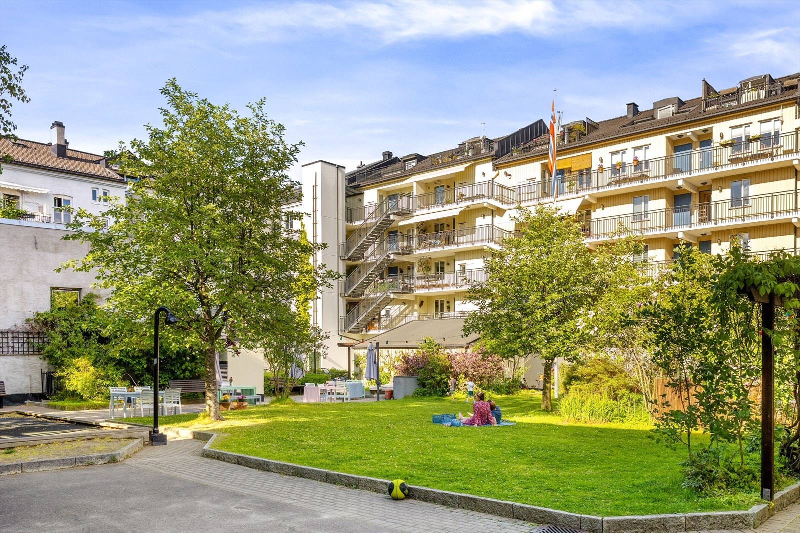 Borettslaget består av 36 andelsleiligheter. Galleribilde