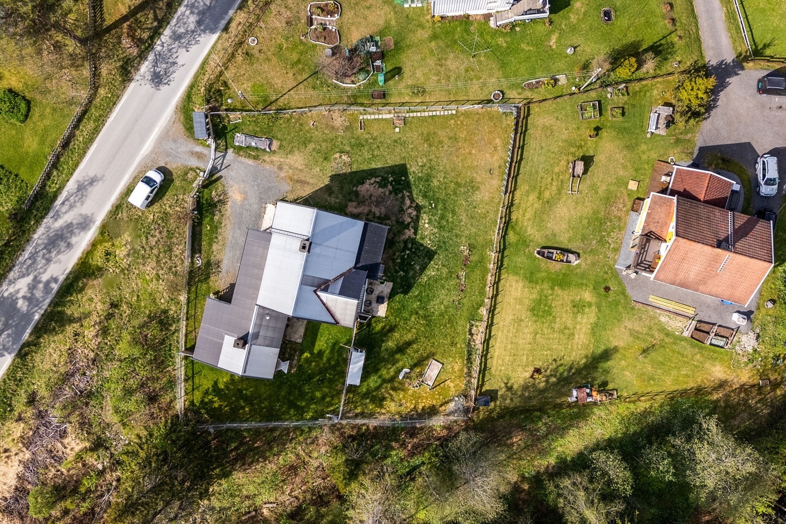 Dronebilde sett ovenifra. Galleribilde