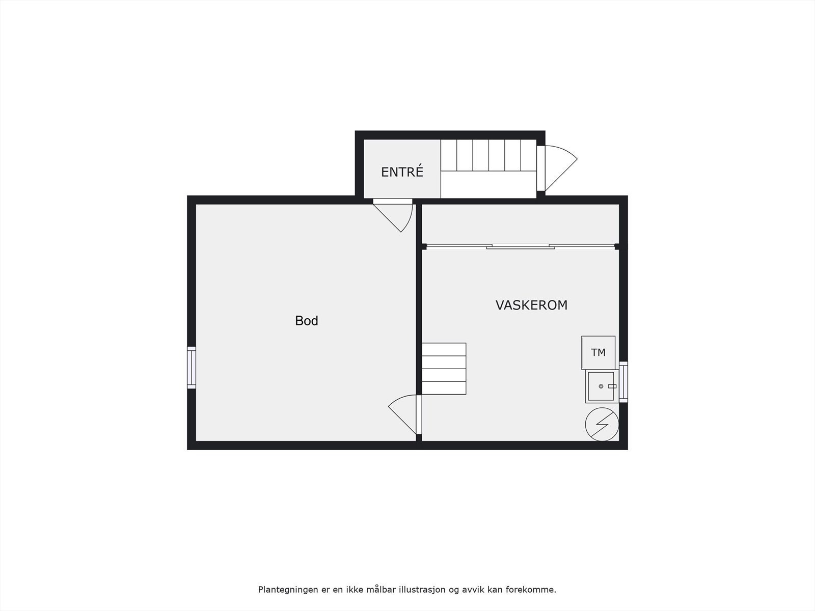 Plantegning - Underetasje Galleribilde