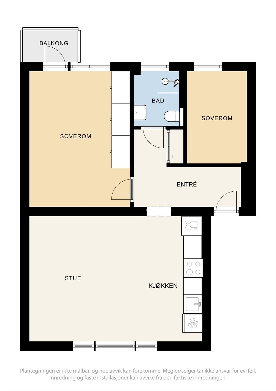 Alternativ plantegning. Flere beboere i gården har gjort denne løsningen. Ny kjøper må uansett selv sjekke ut hva som er gjennomførbart, samt sjekke ut hva som vil være lovmessig å utføre. Dette er kun ment som en ide. Se punkt "diverse" for mer info. Galleribilde