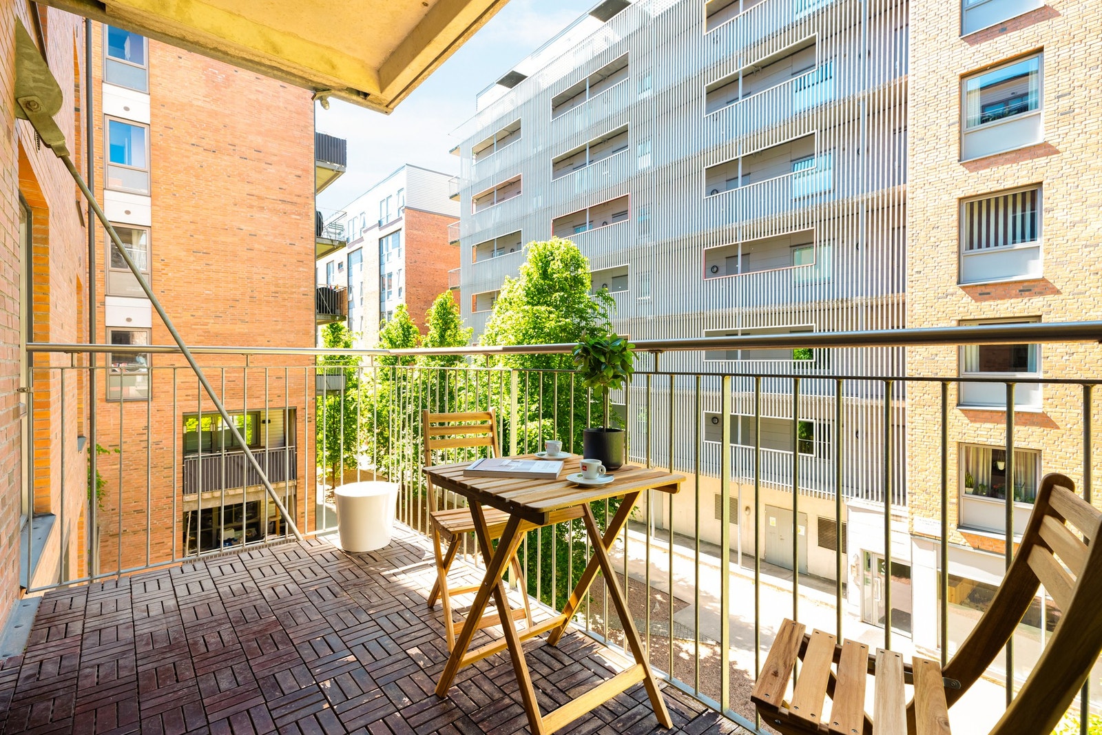 Her får du gleden av en vestvendt balkong på 7 kvm. Galleribilde