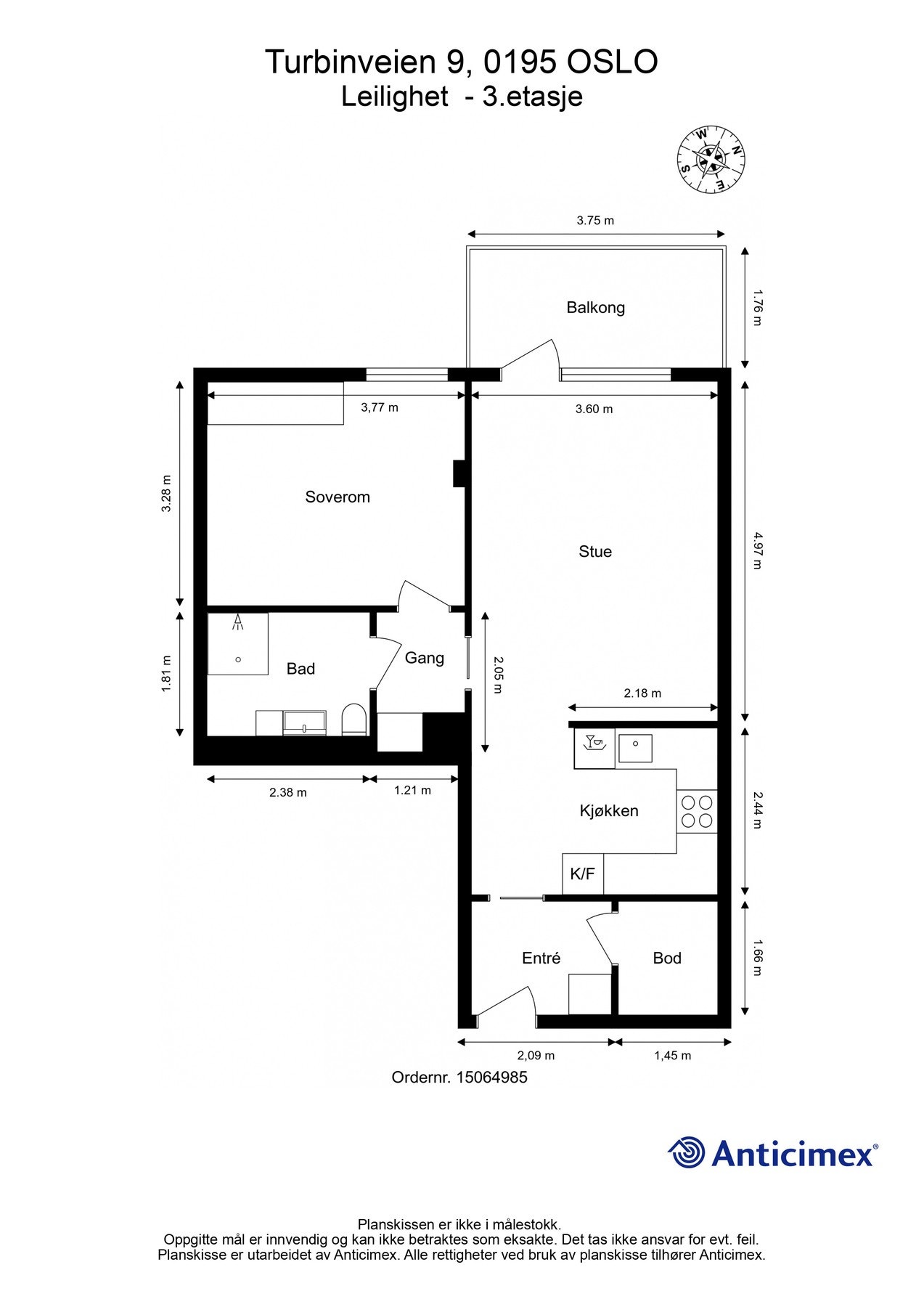 Plantegning. Galleribilde