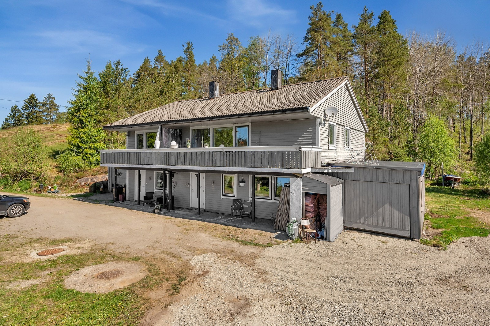 Barnevennlig område i Finsland. Her har du enkel tilgang til flere fine turområder med flotte turstier i nærheten. Galleribilde