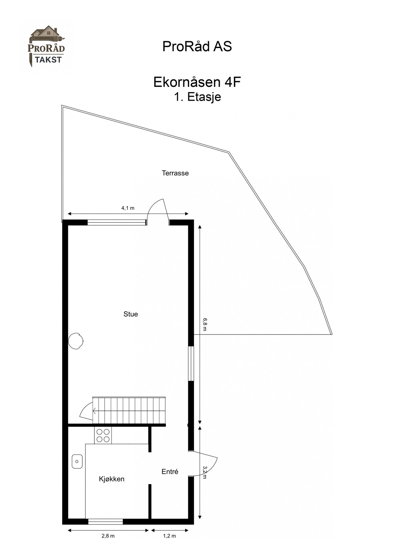 Plantegning 1. etasje Galleribilde