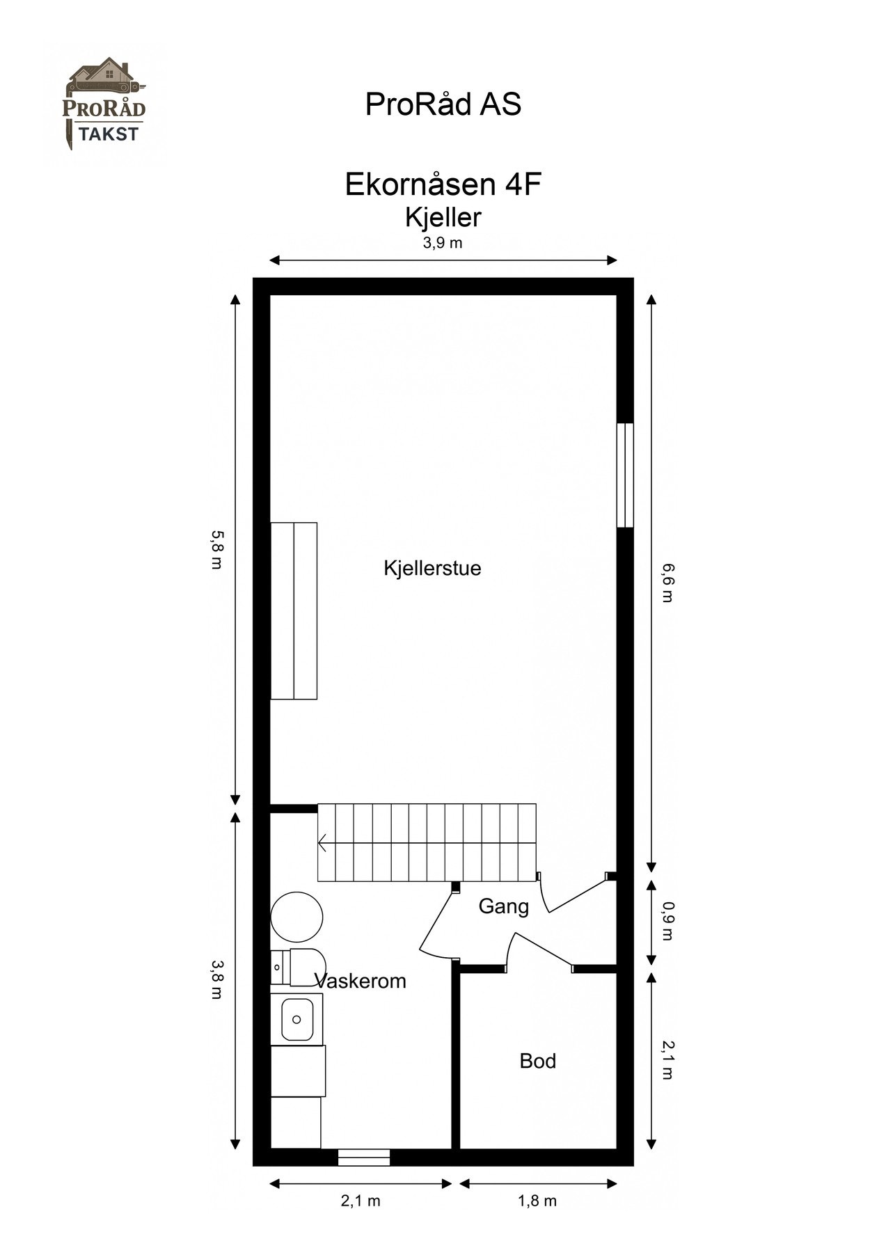 Plantegning kjeller Galleribilde