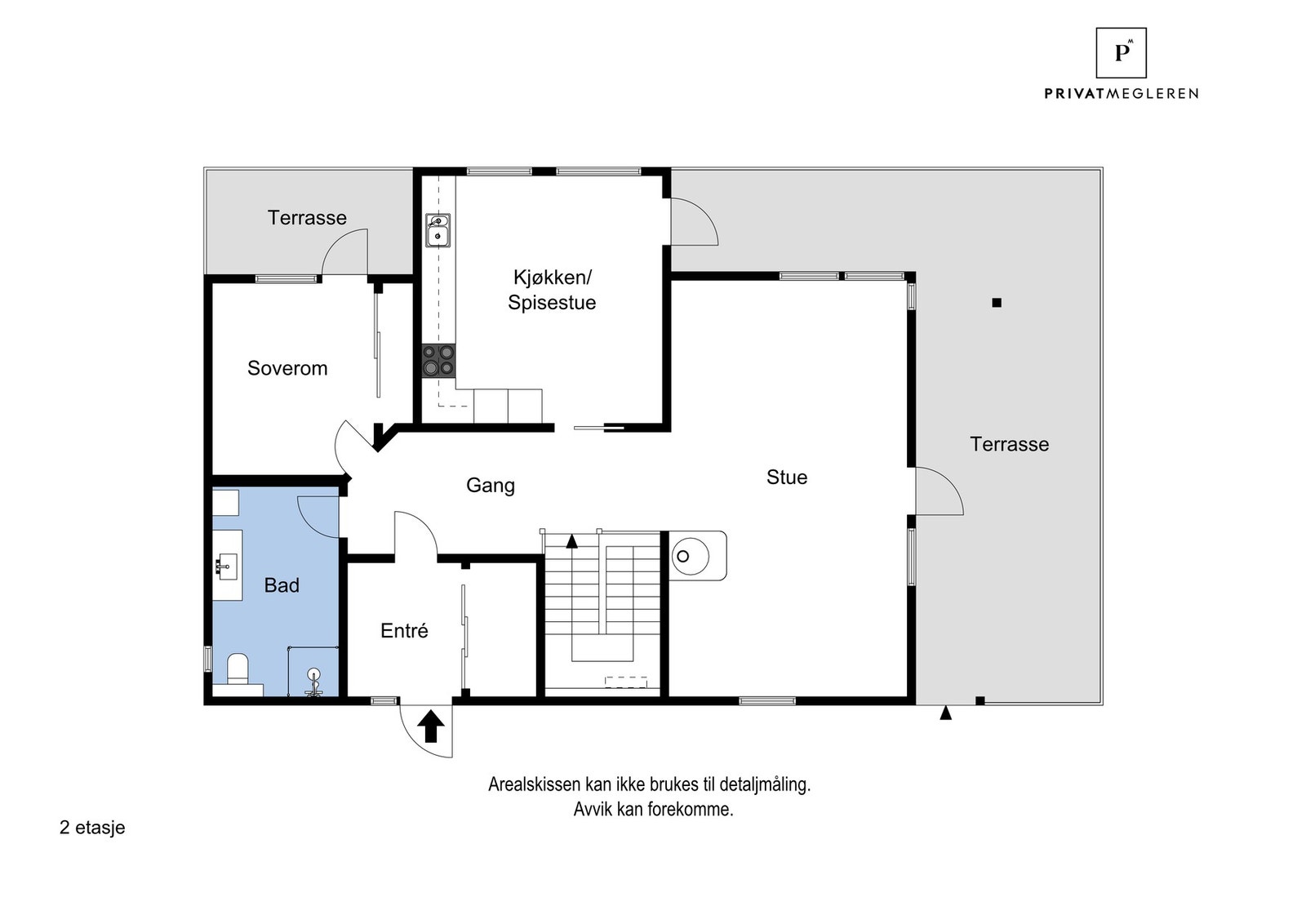 Plantegning 1 . etasje Galleribilde