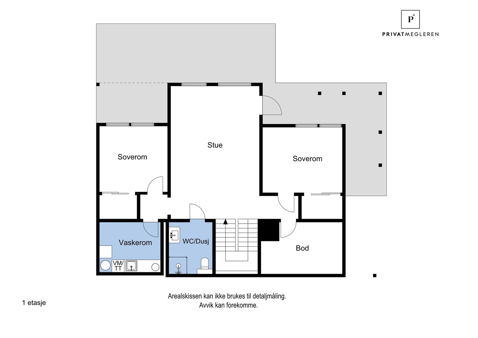 Plantegning underetasje Galleribilde