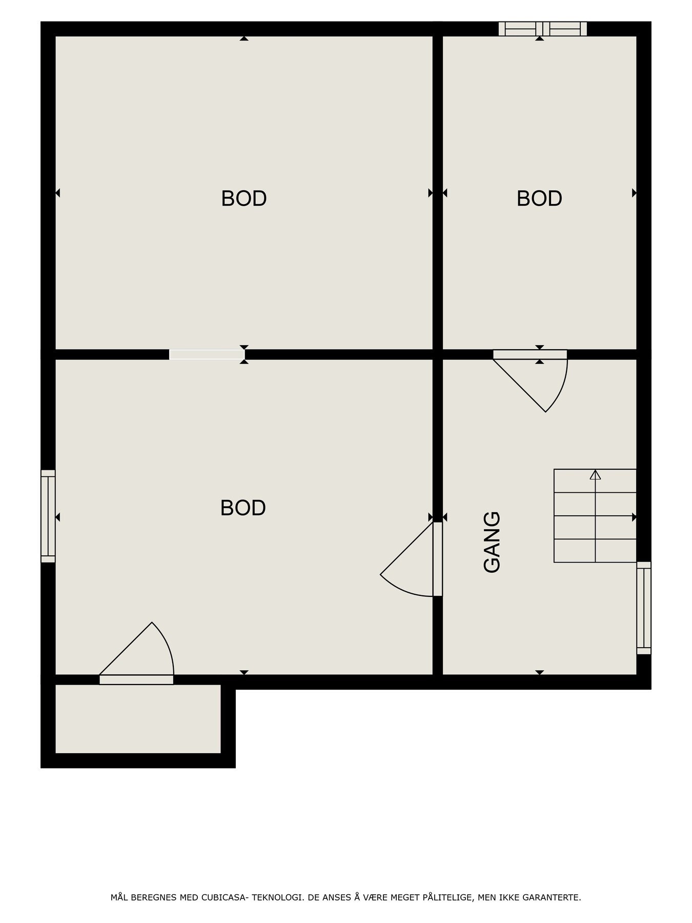Plantegning kjelleretasje. Galleribilde