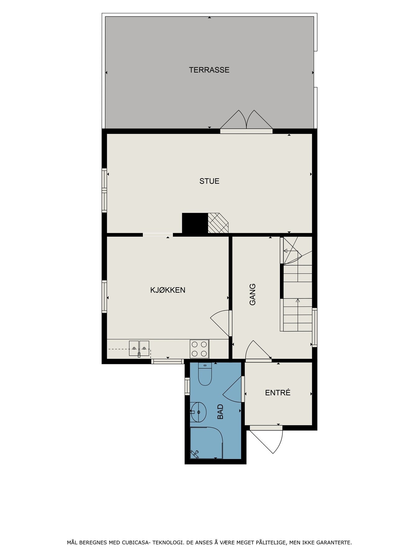 Plantegning 1.etasje. Galleribilde