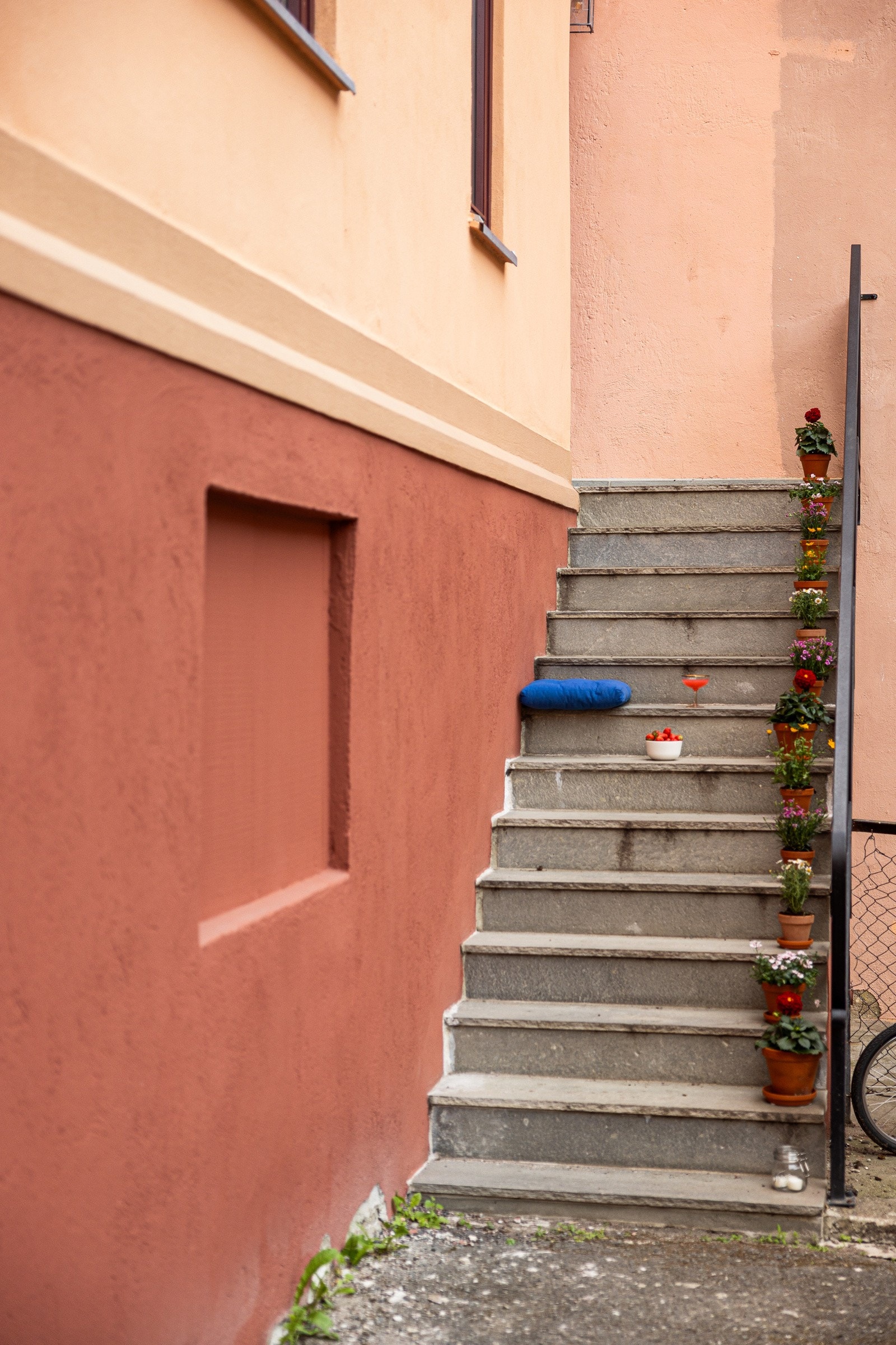 Hyggelige trappen opp til leiligheten. Galleribilde