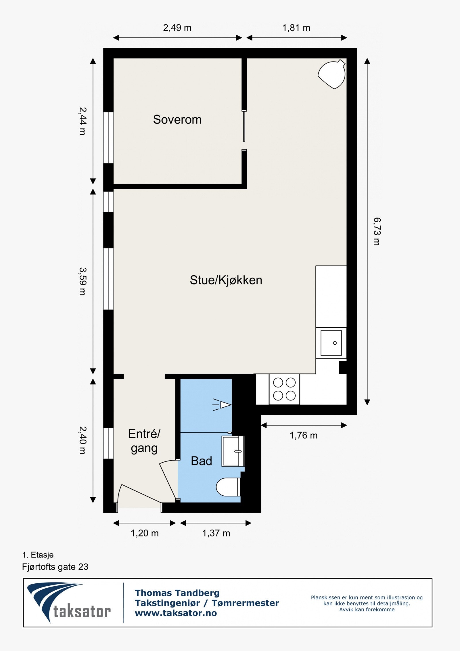 Plantegning Galleribilde