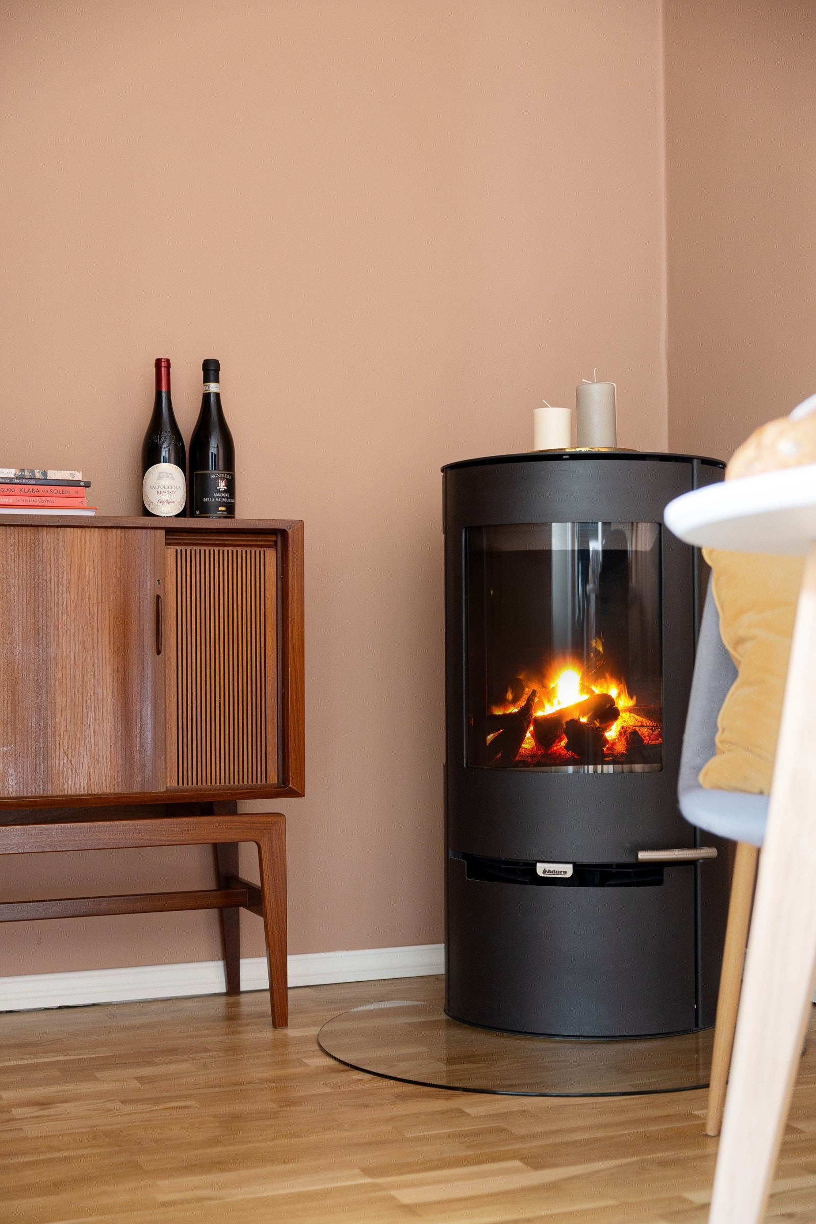 Flott peisovn som er ny i 2023 - dokumentasjon og kvittering for arbeidet foreligger. Galleribilde