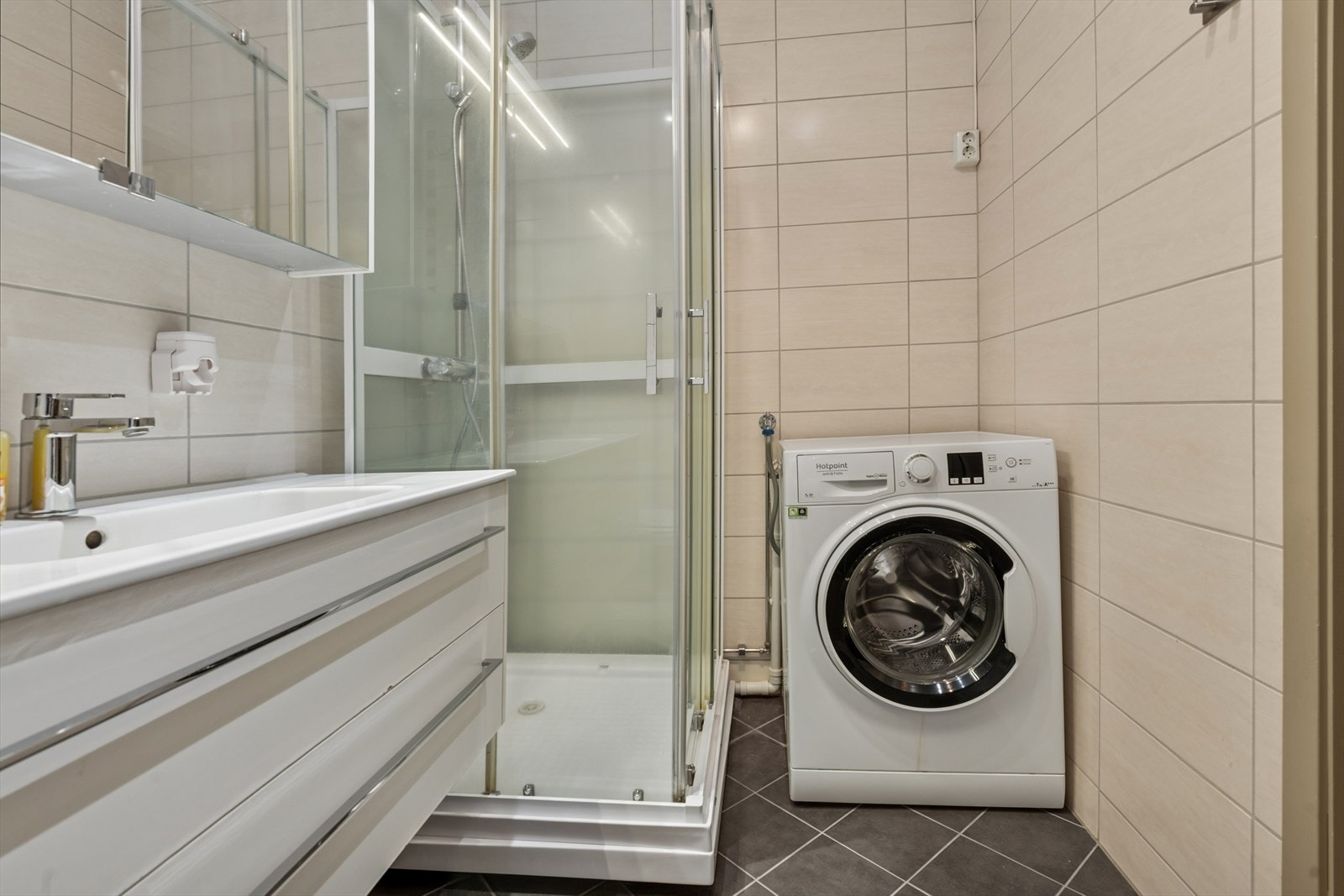 Badet har opplegg for vaskemaskin Galleribilde