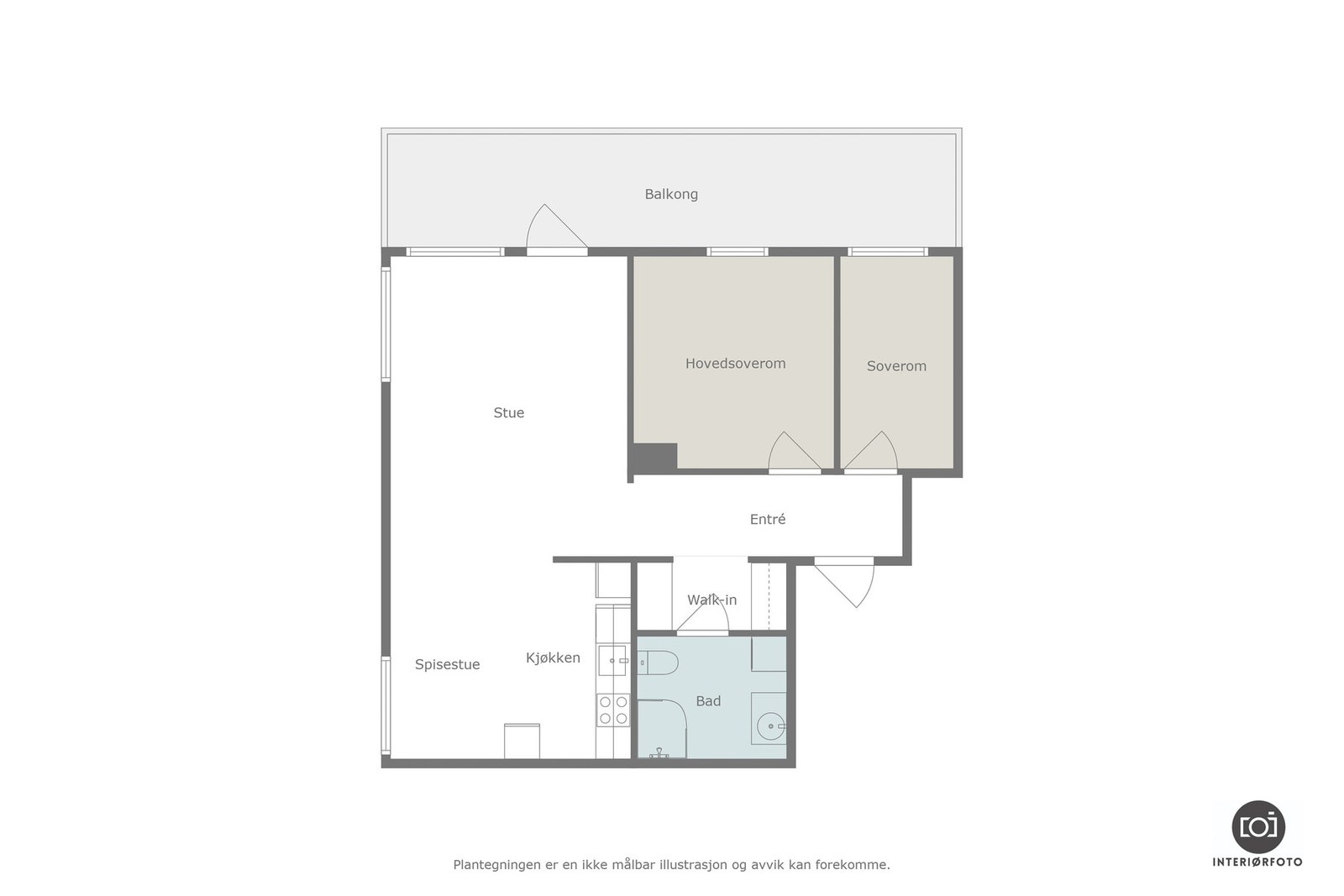 Plantegning Galleribilde