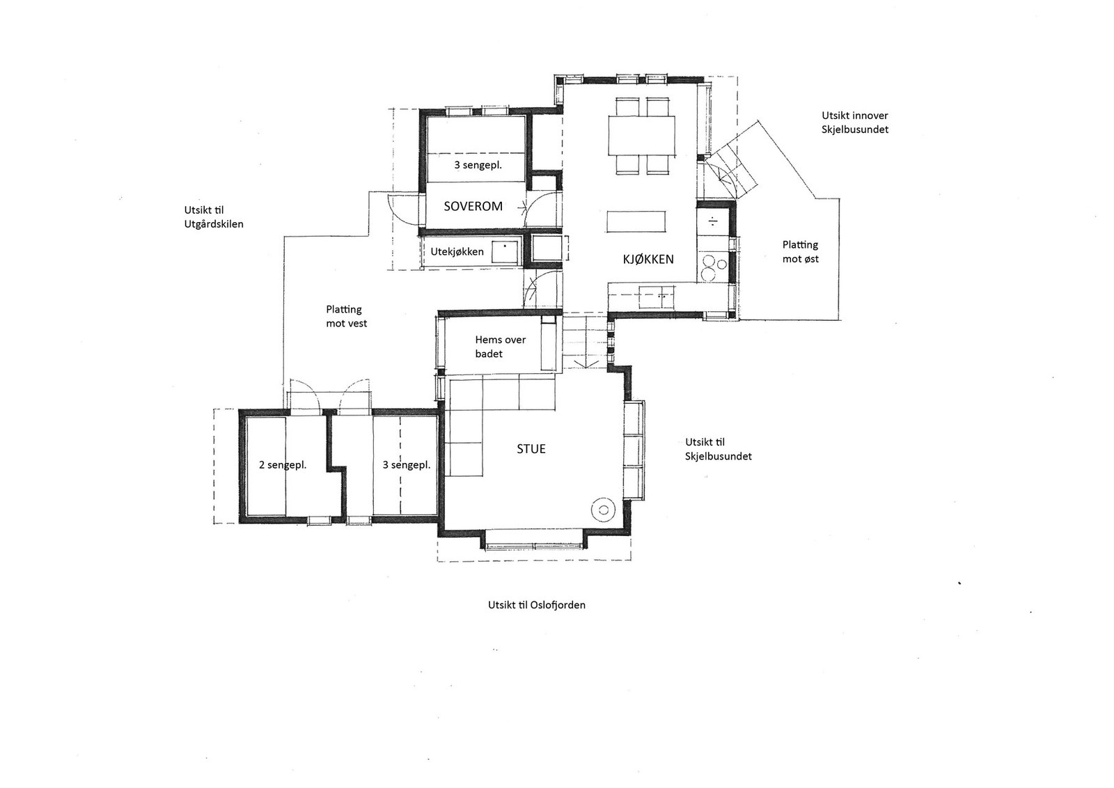 Plantegning Galleribilde