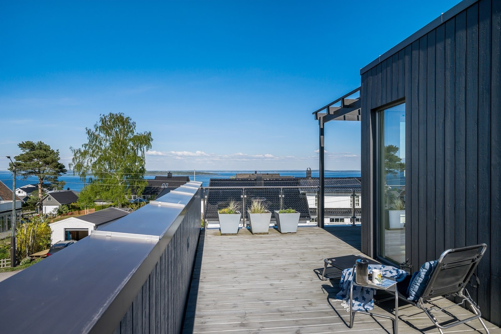 Takterrasse rundt hele loftstuen. Galleribilde