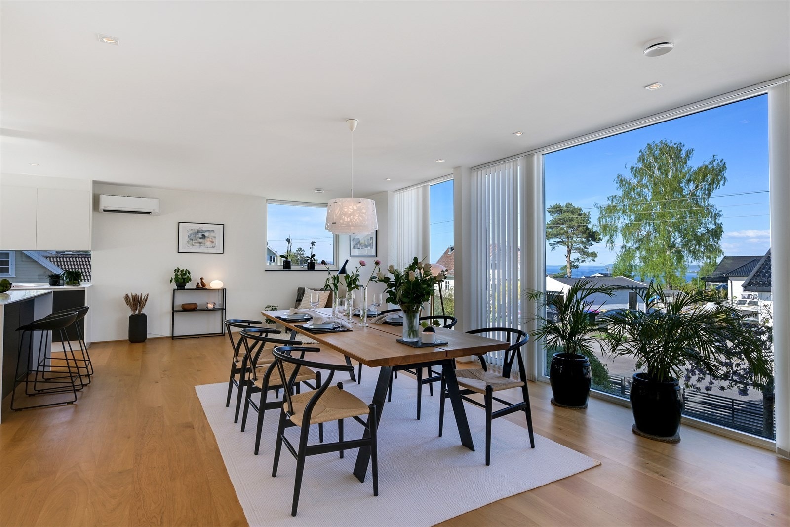 Spisestue med varmepumpe. Galleribilde