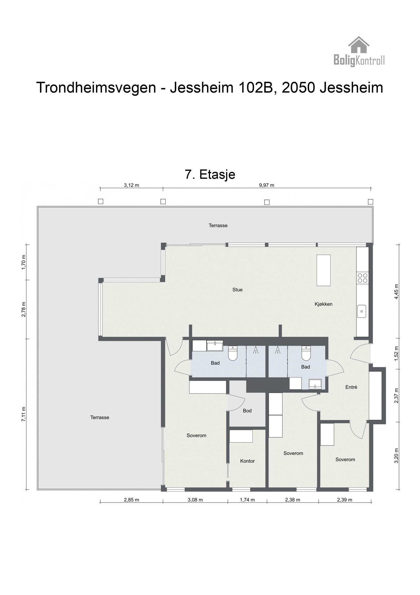 Plantegning Galleribilde