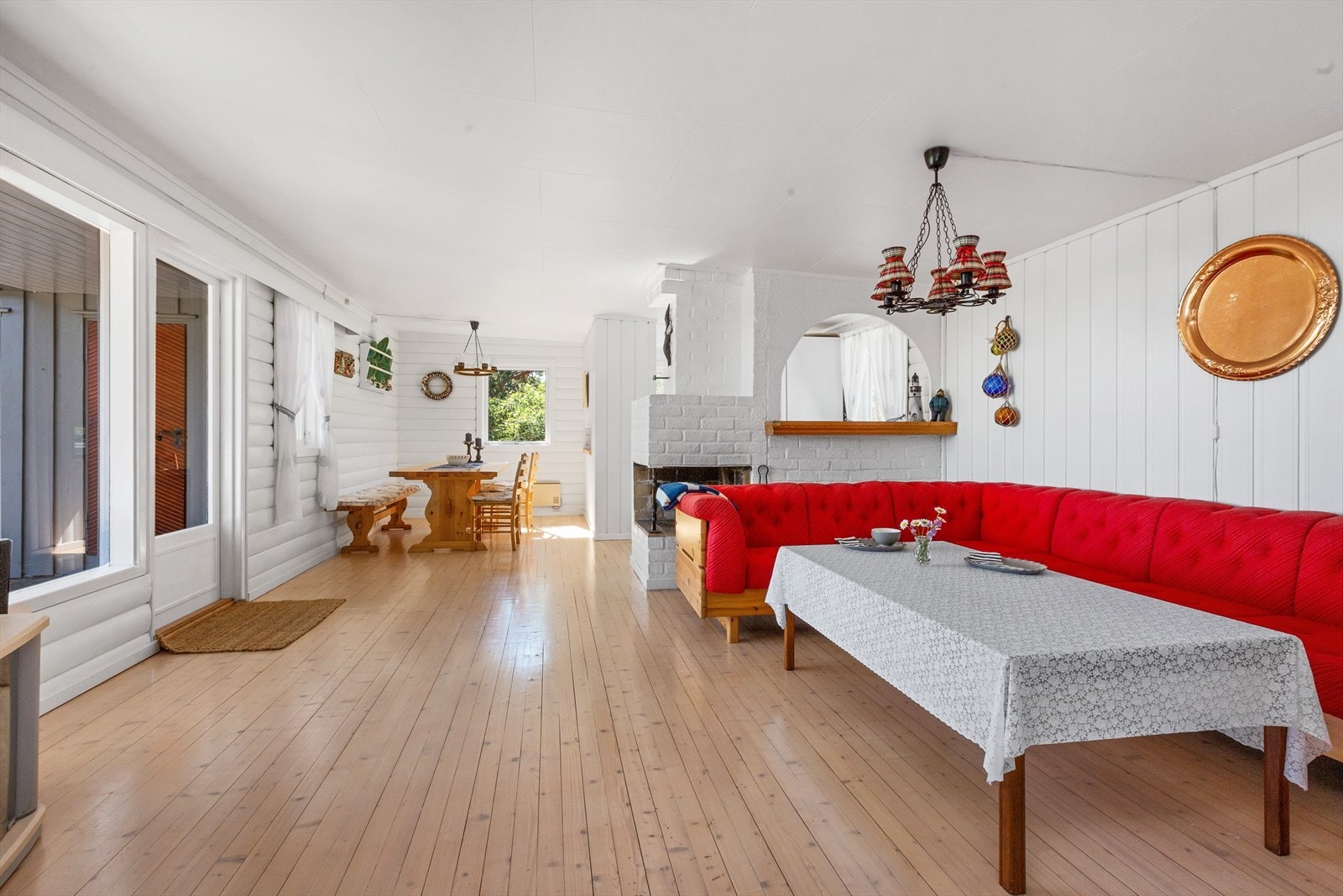 Stuen kan lett deles inn i flere soner. Galleribilde
