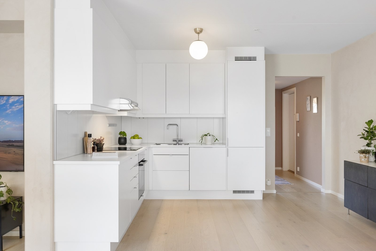 Takhøyden i stue ble målt til: 2,51 m. Galleribilde