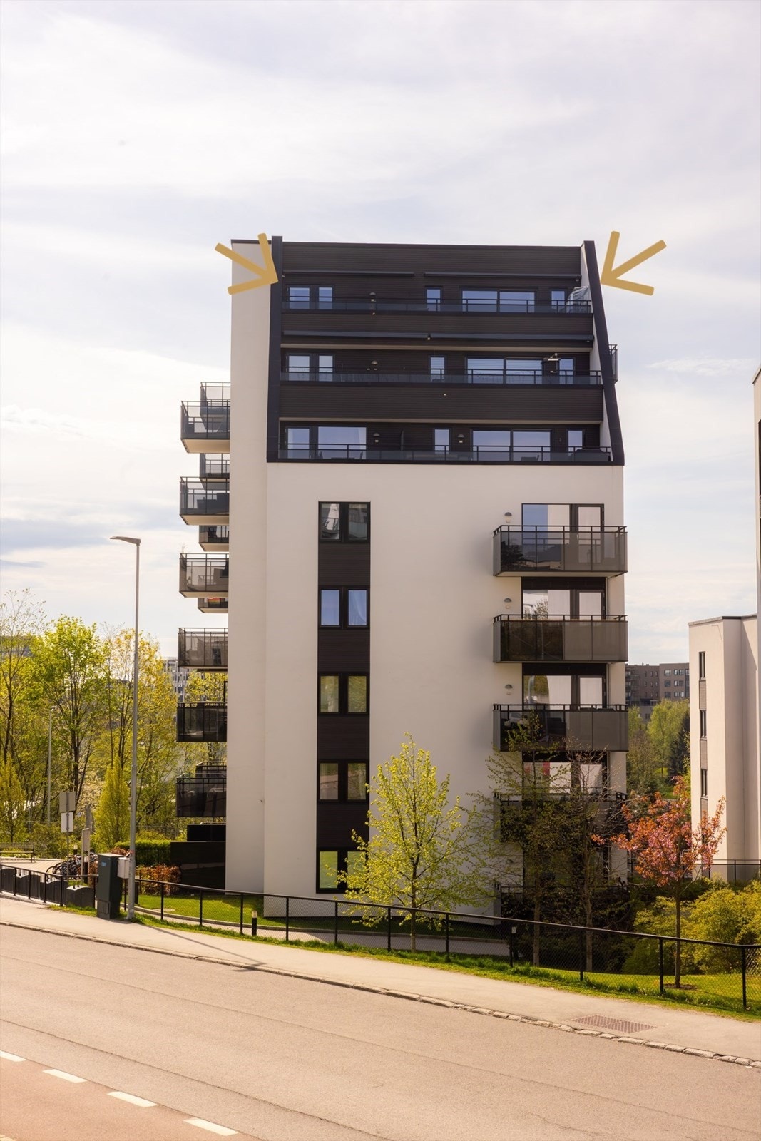 Fasadebilde. Galleribilde
