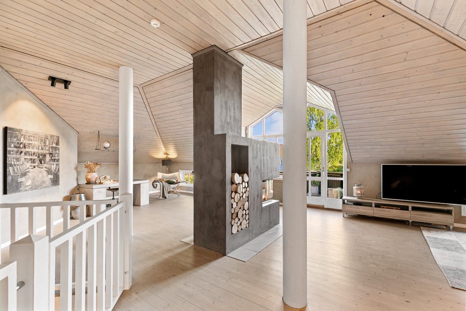 Mulighet for flere innredningssoner. Galleribilde