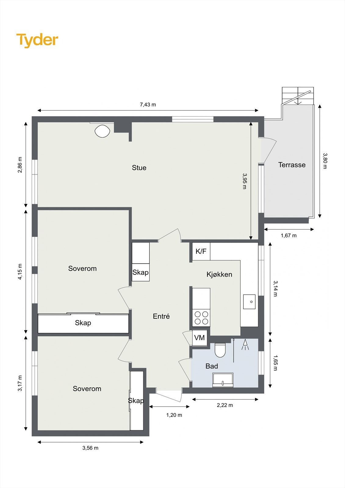 Plantegning Galleribilde