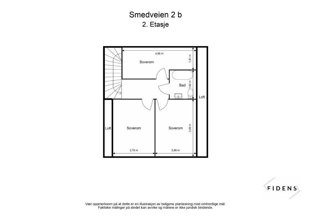 PLANTEGNING 2. ETASJE Galleribilde