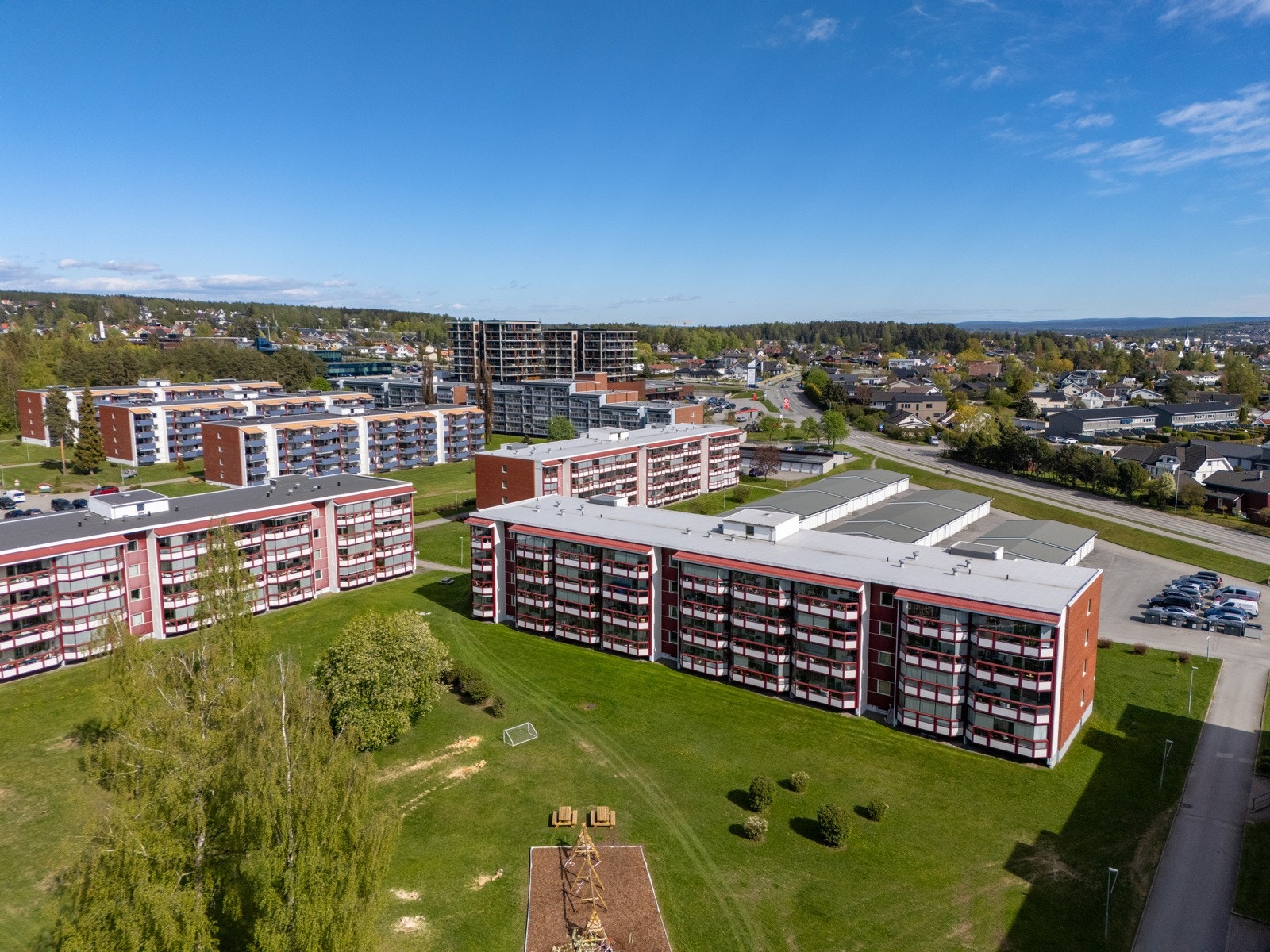 Dronefoto Galleribilde