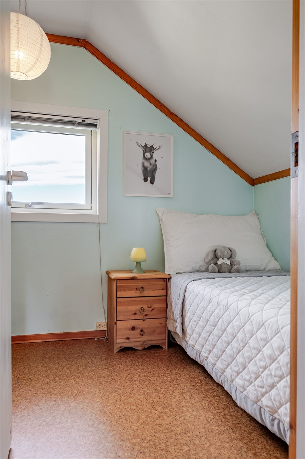 Soverom 3 er et litt mindre rom som passer fint som barnerom, gjesterom eller kontor. Galleribilde