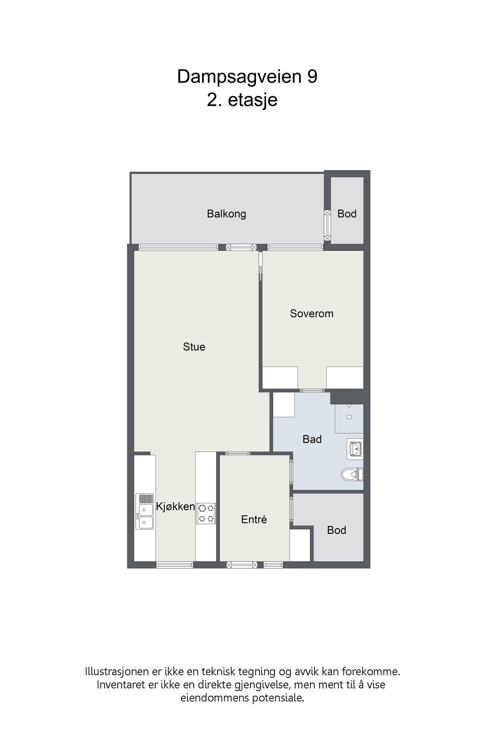 Plantegning. Galleribilde