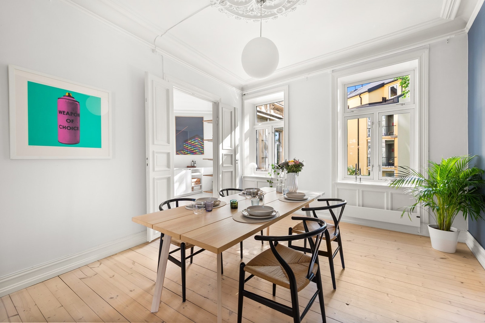 Rommet kan fint benyttes som soverom 3 ved behov. Galleribilde
