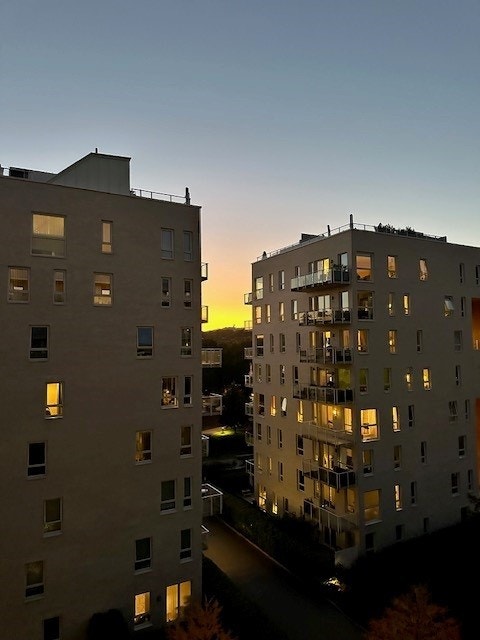 Utsikt mot Holmenkollen Galleribilde