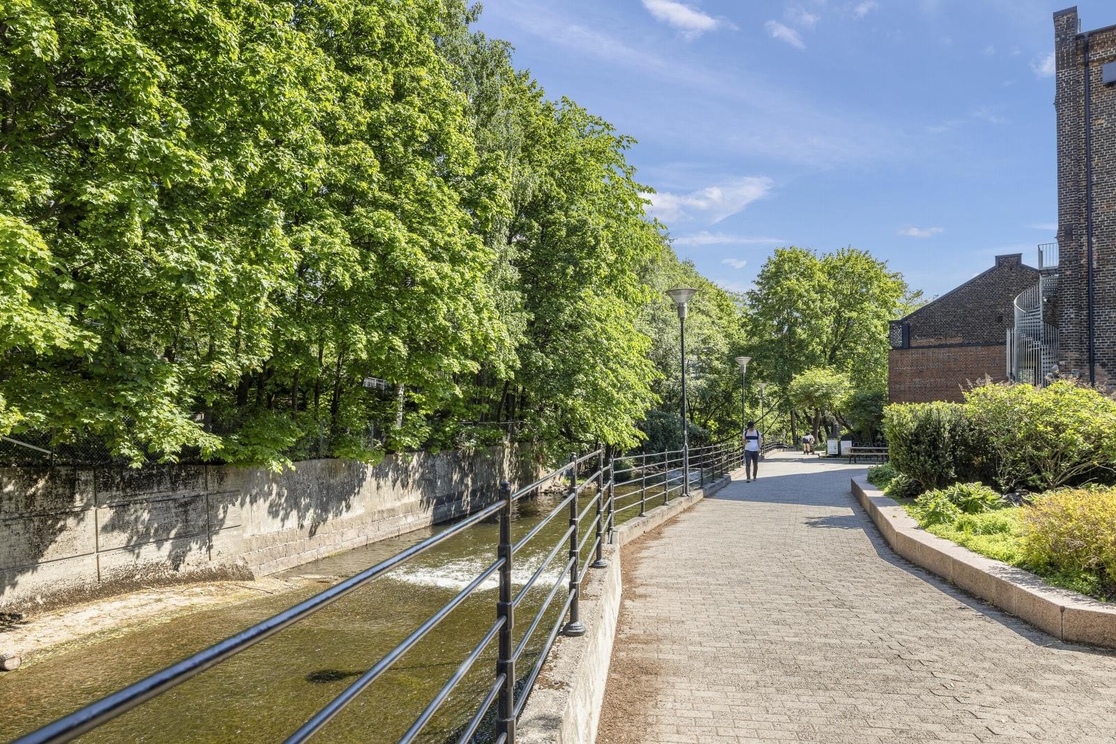 Mange turmuligheter langs Akerselva Galleribilde