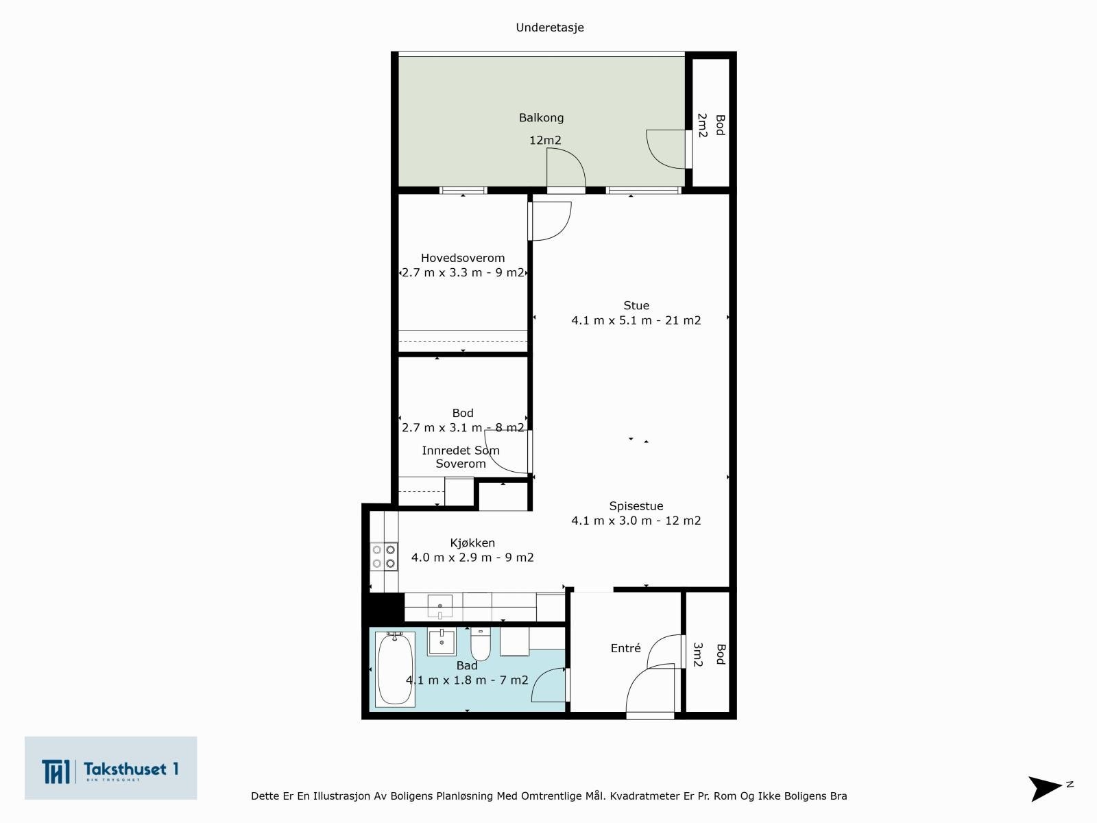 Planskisse. Galleribilde