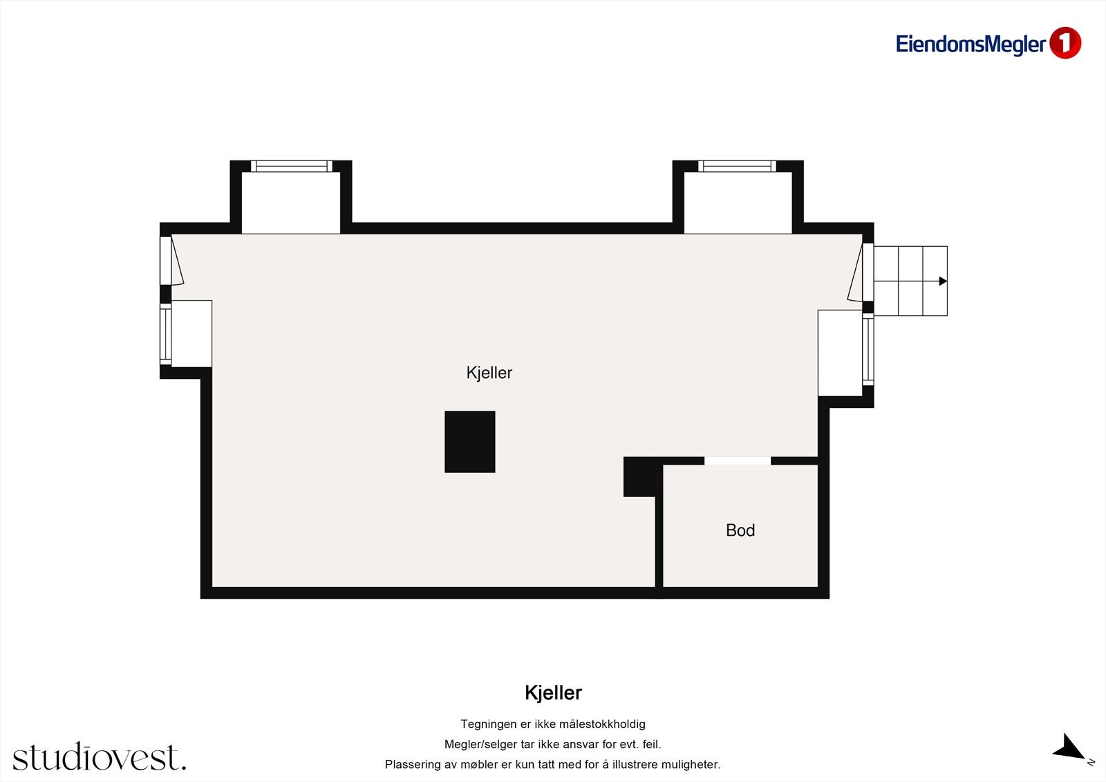 Planskisse Galleribilde